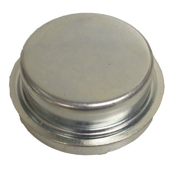Trailer Hub Cap 64.2mm Chromed Steel, Neutral, Fits Knott/Avonride