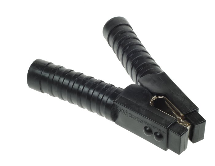 Jump Lead Clip, Heavy Duty 600A, Black, Fully Insulated