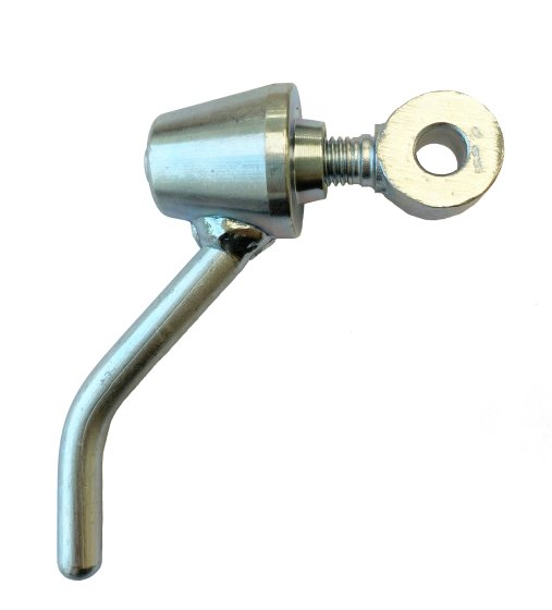 Trailer Ramp Fastener Lever & M12 Eye Bolt for Ifor Williams