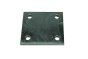 Towball Drop Plate 4 Hole 4in (102 mm) Zinc Plated For Flange Towbar