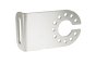 Right Angle Trailer Socket Adaptor Plate, Stainless Steel, 7/13 Pin