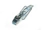Padlockable Overcentre Catch, 210 x 37 mm, Zinc Plated, 490 kg