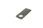 Drop Catch Plate, 73 x 28 x 16mm, Flat End, Self-Colour, 5mm Thick