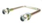 Square U-Bolt 60 x 60 mm, Zinc Plated, With Nuts & Washers