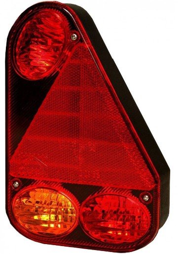 Aspock Earpoint III Trailer Combination Lamp 12V Bulb Right-Hand Fog