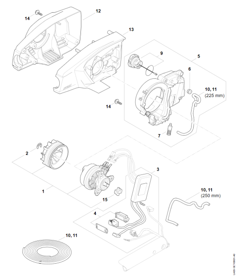 Motor Housing for Stihl HTA 86
