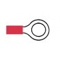 Red Pre-Insulated Ring Terminals - 8.40mm (Pack of 50) - 0-001-48