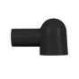 Black PVC Insulating Boot - Cable Entry 8mm, Terminal 17mm Dia Pack of 1000 - 3-003-70