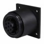 3 Pin Waterproof Plastic Bulkhead Socket - 10A - Each - 0-463-69