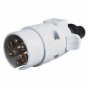 7 Pin Plastic Caravan Plug - 12V ISO 3732 - Each