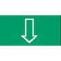 Green Down/Up Rocker Switch Lens - top half (Pack of 5) - 0-791-37
