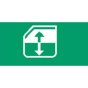 Green Window Lift Rocker Switch Lens - top half (Pack of 5) - 0-791-44