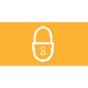 Amber Lock Rocker Switch Lens - top half (Pack of 5) - 0-791-55