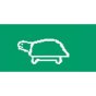 Green Slow Rocker Switch Lens - bottom half (Pack of 5) - 0-792-48