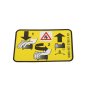 Warning Pictogram Filler Cap for Stihl BR350, BR430 Blowers - OEM No. 0000 967 3768