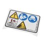 Warning Pictogram for Stihl MS362 Chainsaw - OEM No. 0000 967 7251