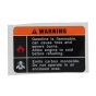 Sticker for Stihl/ Kohler XT-6 Engines - 0002 967 4400
