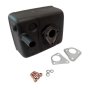 Muffler/Exhaust Assembly fits Hatz 1D41S - 01507702 (was 01507701)