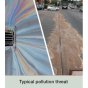 PVC Silt Sediment Filtration Sock "Baggings" - 150cm x 35cm, for Water Pump Hoses