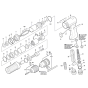 320-watt Pneumatic Drill Assembly