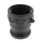 1.1/2" Type A X BSPP Female Polypropylene Camlock Couplings