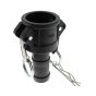 1" Type C Camlock X Hosetail Polyprop