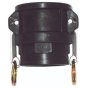 1.1/2" Type D Camlock X BSPP Female Polyprop