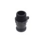 1" Type F X BSPT Male Polypropylene Camlock Coupling