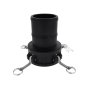 4" X Hosetail Polypropylene Type C Camlock Coupling