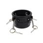 4" X BSPP Female Polypropylene Type D Camlock Coupling
