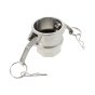 1.1/2" Type D X BSPP Female Stainless Steel Camlock Coupling