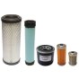 Filter Service Kit for Takeuchi TB135 Mini Digger/Excavator (3TNE88 Engine)
