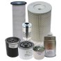 Filter Service Kit for Barford SX5000 5 Tonne and SX6000 6 Tonne Dumpers with Perkins Non Turbo Engine - Plastic Tanks
