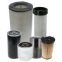 Filter Service Kit for Terex/ Mecalac 5 - 7 Tonne Dumpers with Perkins T2 Engine, ITL Transmission and Plastic Tanks - May 2004 - October 2005