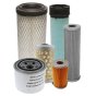 Filter Service Kit for Thwaites 1.5, 2 and 2.3 Tonne Dumpers with Yanmar 3TNE88-EWA Engine