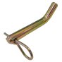 'J' Towing Pin - 5/8" (for Off Road use) c/w 4mm 'R' Clip