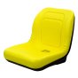 Yellow PVC Plastic Pan Seat for Tractors and Small Vehicles - 084 670