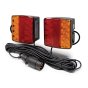 12V LED Magnetic Trailer Lighting Pod Set, 10m Cable, 7-Pin (MP44964)