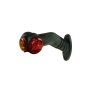 LED 45° Left Hand Red/White/Amber Outline Marker Lamp, 10-30V (MP7723BL)