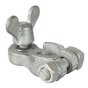 Positive Battery Terminals with Vertical 5/16" Whitworth Stud, Washer and Wing Nut - Ea - 5-100-23