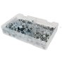 UNF Nylon Insert Locking Nuts 1/4" - 1/2" Assorted Box (220 pieces)