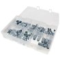 Threaded Hexserts & Regular Nutserts, Assorted Mini Box -100 Pieces