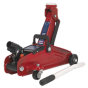 Trolley Jack 2tonne Short Chassis with Storage Case Sealey Part No. 1050CXD