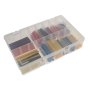Assorted Heat Shrink Tubing Dia:3.2, 4.8, 12.7mm, Assorted Box (160 Pieces)