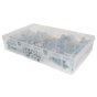 M8 Fasteners, HT Setscrews & Steel Nuts, Assorted Box (154 pieces)