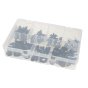 Fir Tree Fixings Assorted Box, Sizes: 3.0-10mm - Pack of 140