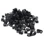 Nylon P-Clips (Diam: 5-12mm) Assorted Pack of 100