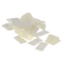 Nylon Cable Clips Adhesive, Sizes: S, M, L - Assorted Pack of 50