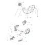 Head Assembly for Husqvarna 110iL