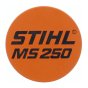 Model Plate for Stihl MS 250, MS 250 C Chainsaw - 1123 967 1514